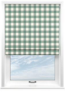 Gingham, Daws - Roman Blind